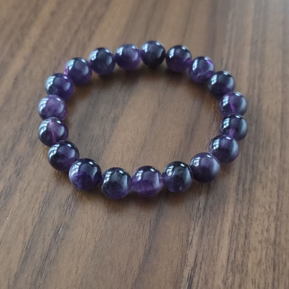Amethyst Stretch Bracelet 8mm